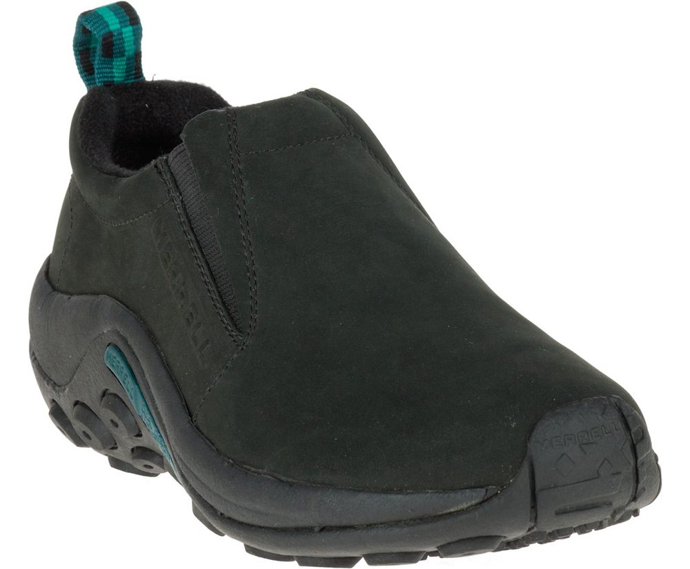 Merrell Slip Ons Black - Jungle Moc Nubuck - Womens 20WVOUCBF